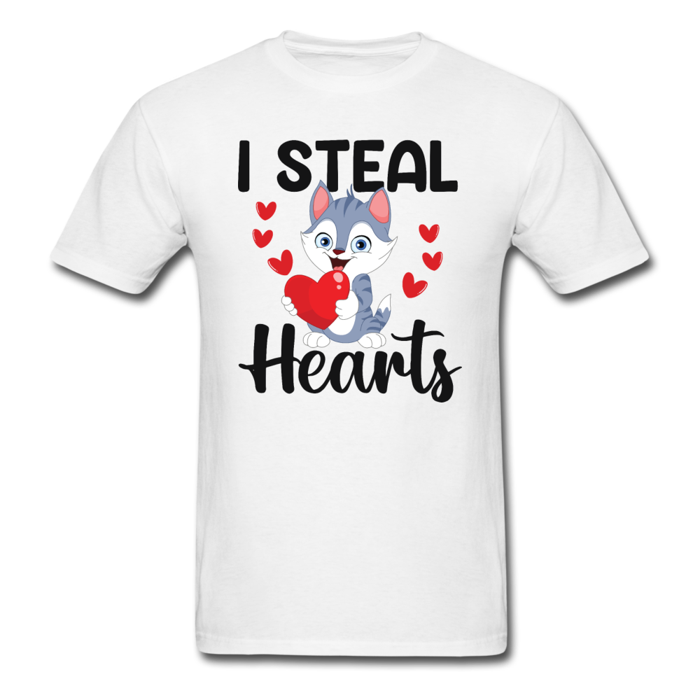 I Steal Hearts v1 - Unisex Classic T-Shirt - white