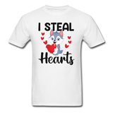 I Steal Hearts v1 - Unisex Classic T-Shirt - white