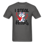 I Steal Hearts v1 - Unisex Classic T-Shirt - charcoal