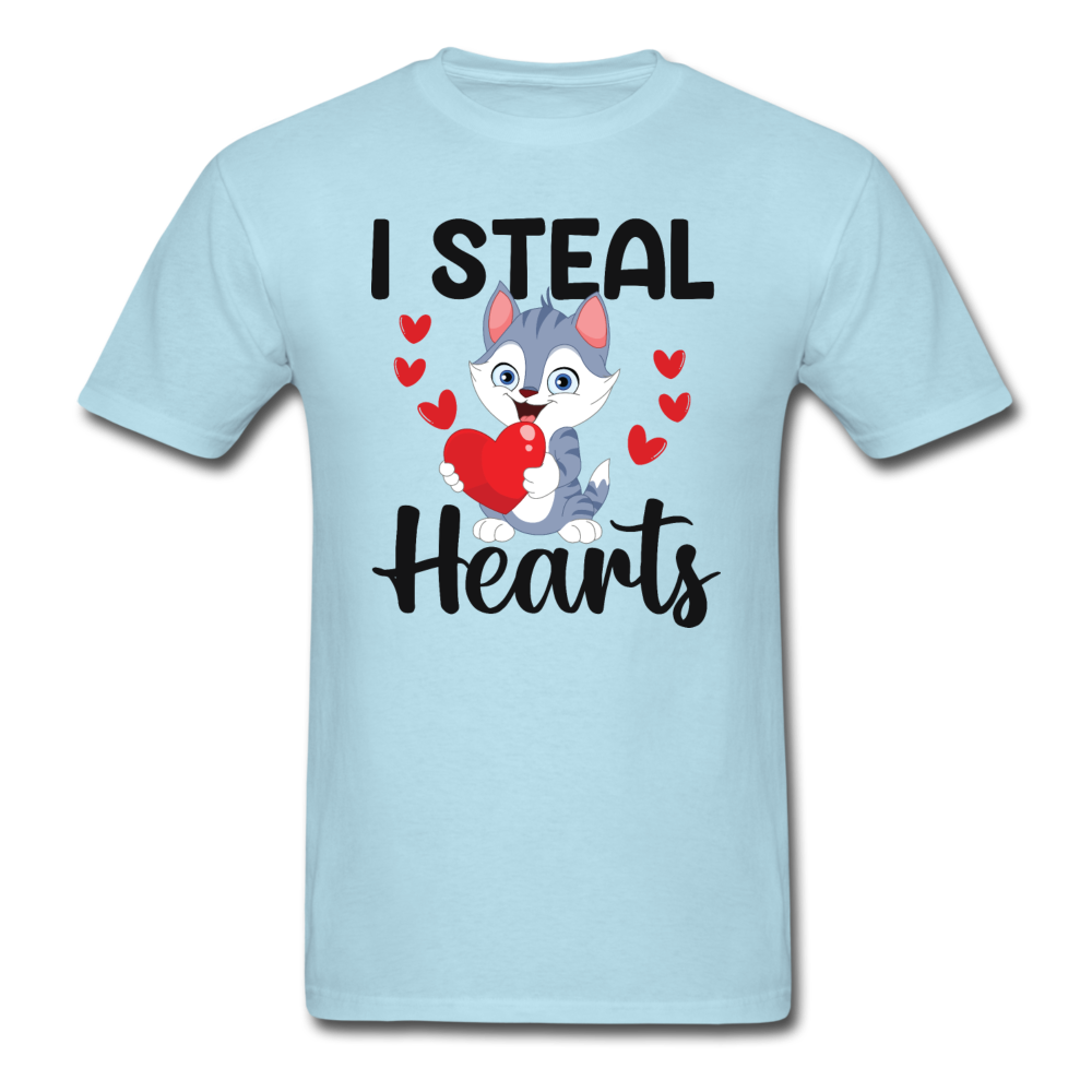 I Steal Hearts v1 - Unisex Classic T-Shirt - powder blue