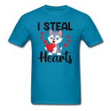 I Steal Hearts v1 - Unisex Classic T-Shirt - turquoise