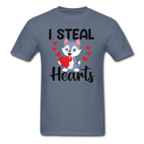 I Steal Hearts v1 - Unisex Classic T-Shirt - denim