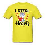 I Steal Hearts v1 - Unisex Classic T-Shirt - yellow