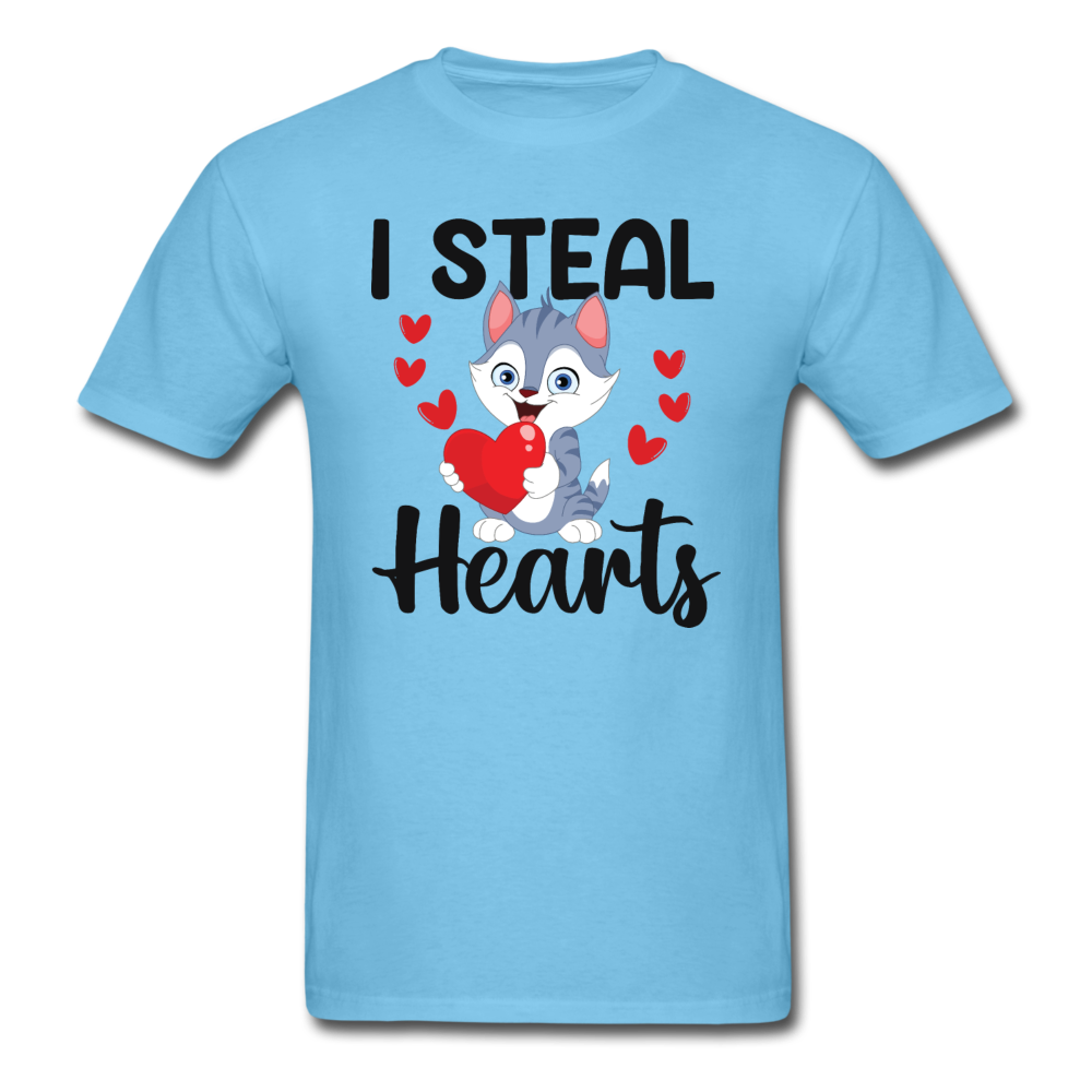 I Steal Hearts v1 - Unisex Classic T-Shirt - aquatic blue