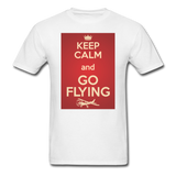 Keep Calm And Go Flying - Red - Unisex Classic T-Shirt - white