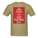 Keep Calm And Go Flying - Red - Unisex Classic T-Shirt - khaki