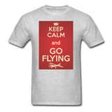 Keep Calm And Go Flying - Red - Unisex Classic T-Shirt - heather gray