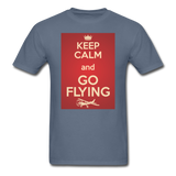 Keep Calm And Go Flying - Red - Unisex Classic T-Shirt - denim