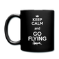 Keep Calm And Go Flying - White - Full Color Mug - black