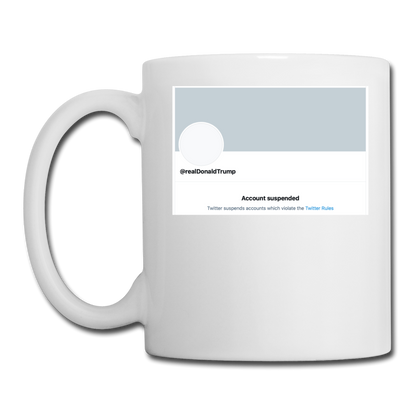 Account Suspended - Coffee/Tea Mug - white