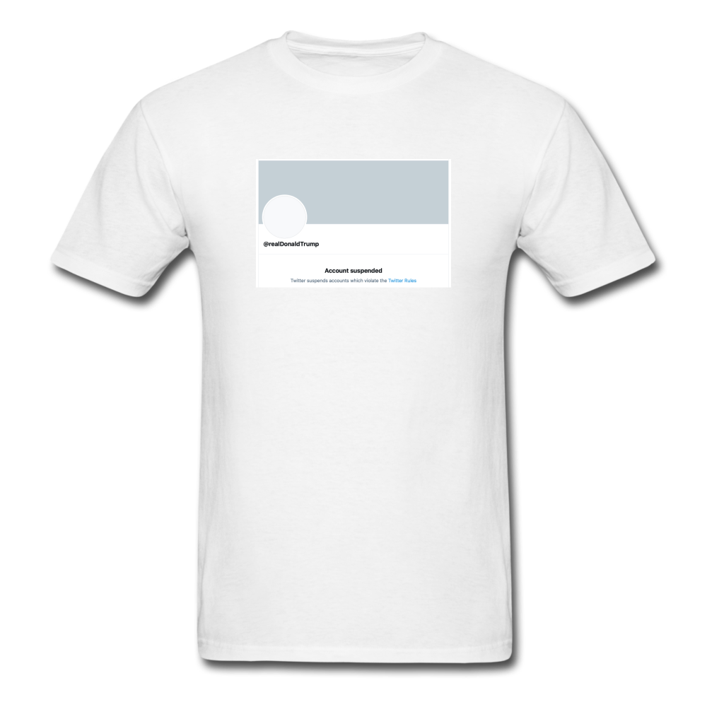 Account Suspended - Unisex Classic T-Shirt - white