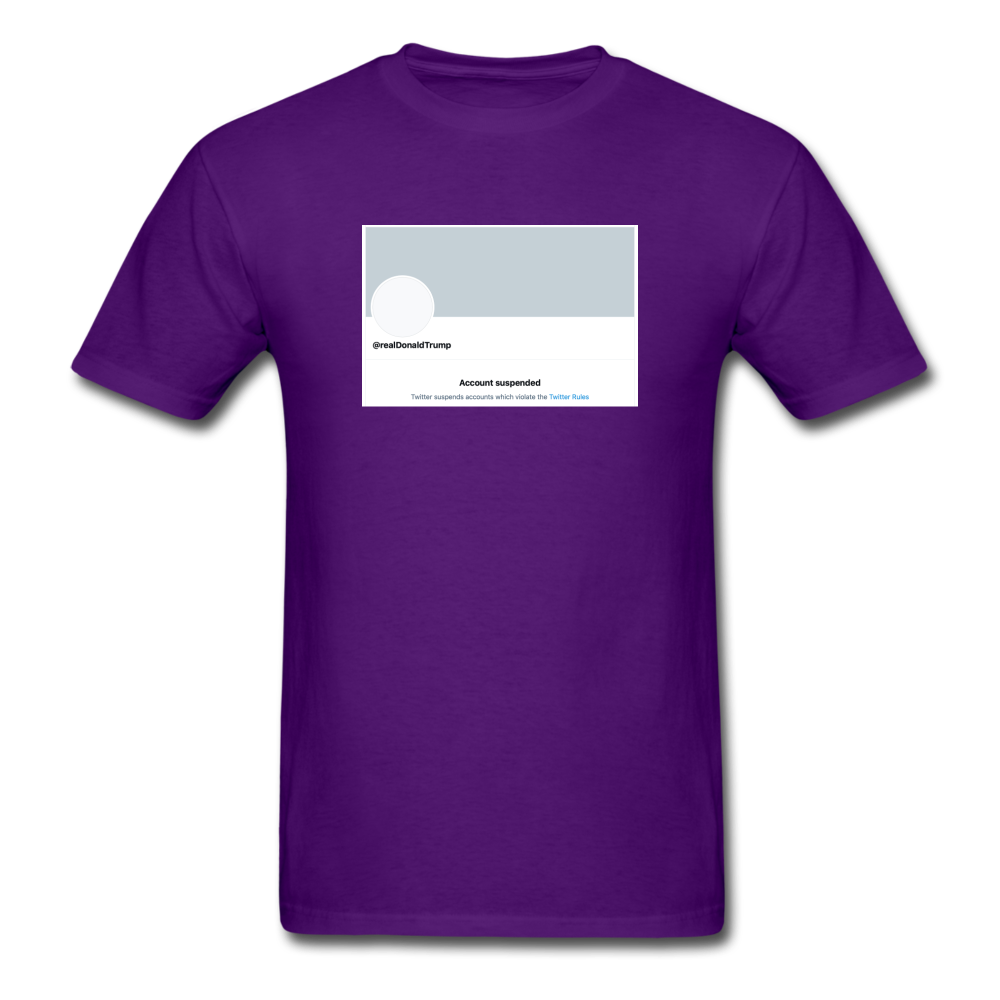 Account Suspended - Unisex Classic T-Shirt - purple