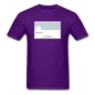 Account Suspended - Unisex Classic T-Shirt - purple