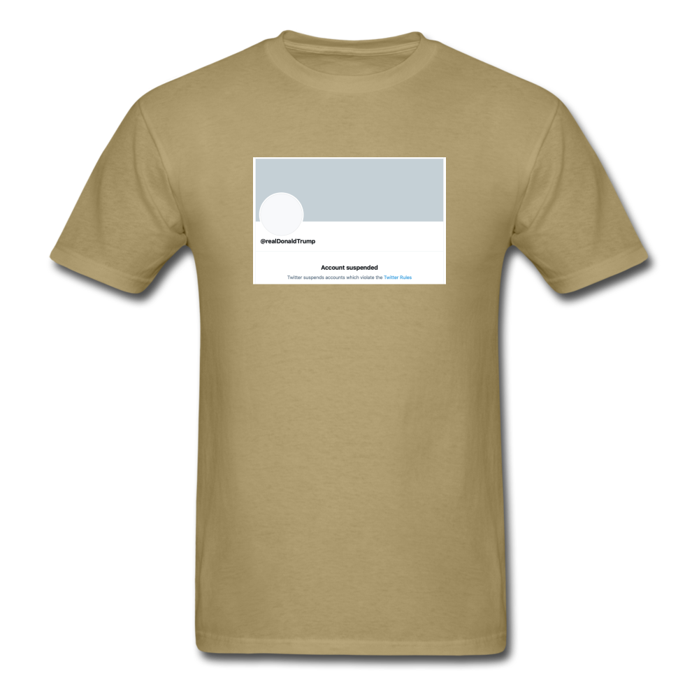 Account Suspended - Unisex Classic T-Shirt - khaki