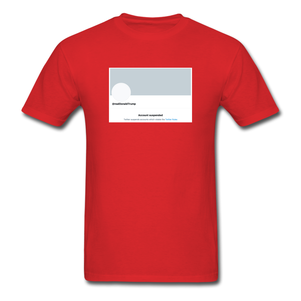 Account Suspended - Unisex Classic T-Shirt - red