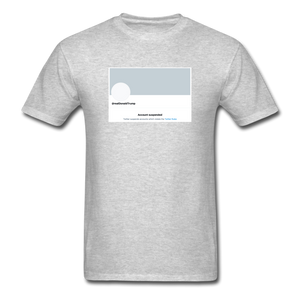 Account Suspended - Unisex Classic T-Shirt - heather gray