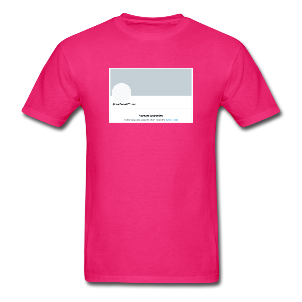 Account Suspended - Unisex Classic T-Shirt - fuchsia