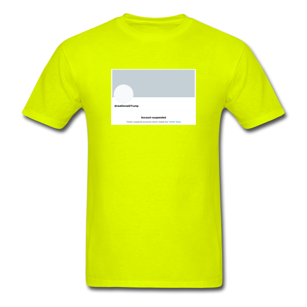 Account Suspended - Unisex Classic T-Shirt - safety green