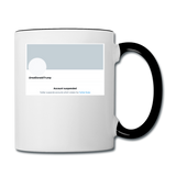 Account Suspended - Contrast Coffee Mug - white/black