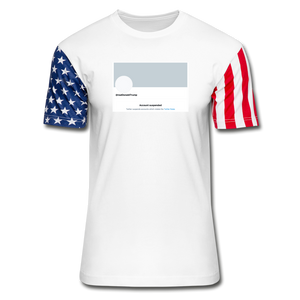 Account Suspended - Stars & Stripes T-Shirt - white