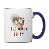 Good Boy - Contrast Coffee Mug - white/cobalt blue