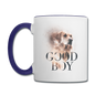 Good Boy - Contrast Coffee Mug - white/cobalt blue