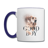 Good Boy - Contrast Coffee Mug - white/cobalt blue