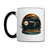 Astronaut Space Helmet - Contrast Coffee Mug - white/black