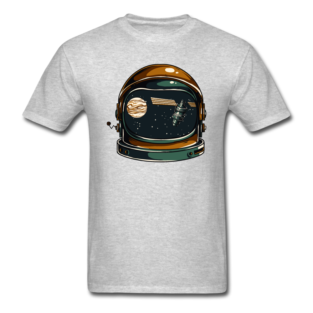 Astronaut Space Helmet - Unisex Classic T-Shirt - heather gray