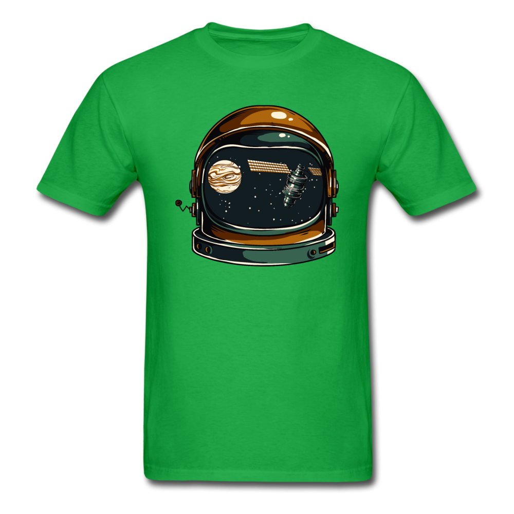 Astronaut Space Helmet - Unisex Classic T-Shirt - bright green