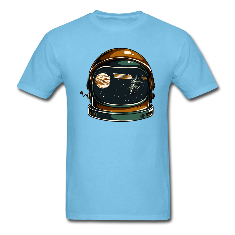 Astronaut Space Helmet - Unisex Classic T-Shirt - aquatic blue