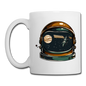 Astronaut Space Helmet - Coffee/Tea Mug - white