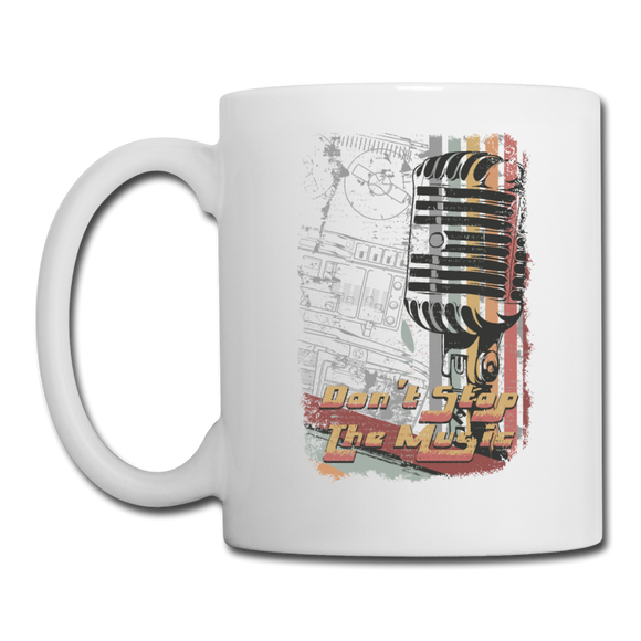 Don't Stop The Music - Coffee/Tea Mug - white
