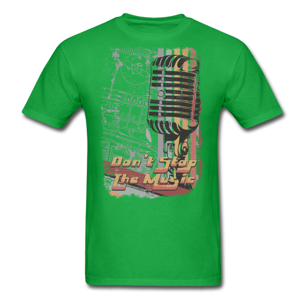 Don't Stop The Music - Unisex Classic T-Shirt - bright green