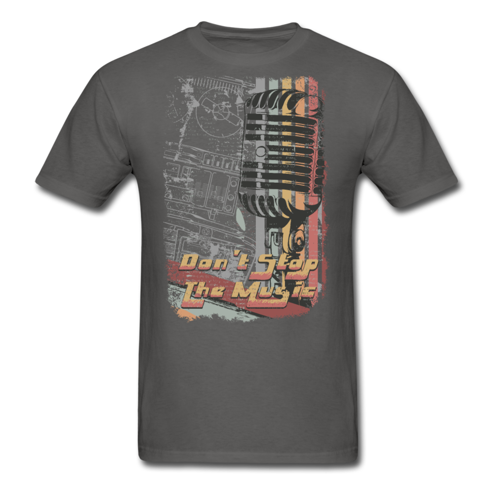 Don't Stop The Music - Unisex Classic T-Shirt - charcoal