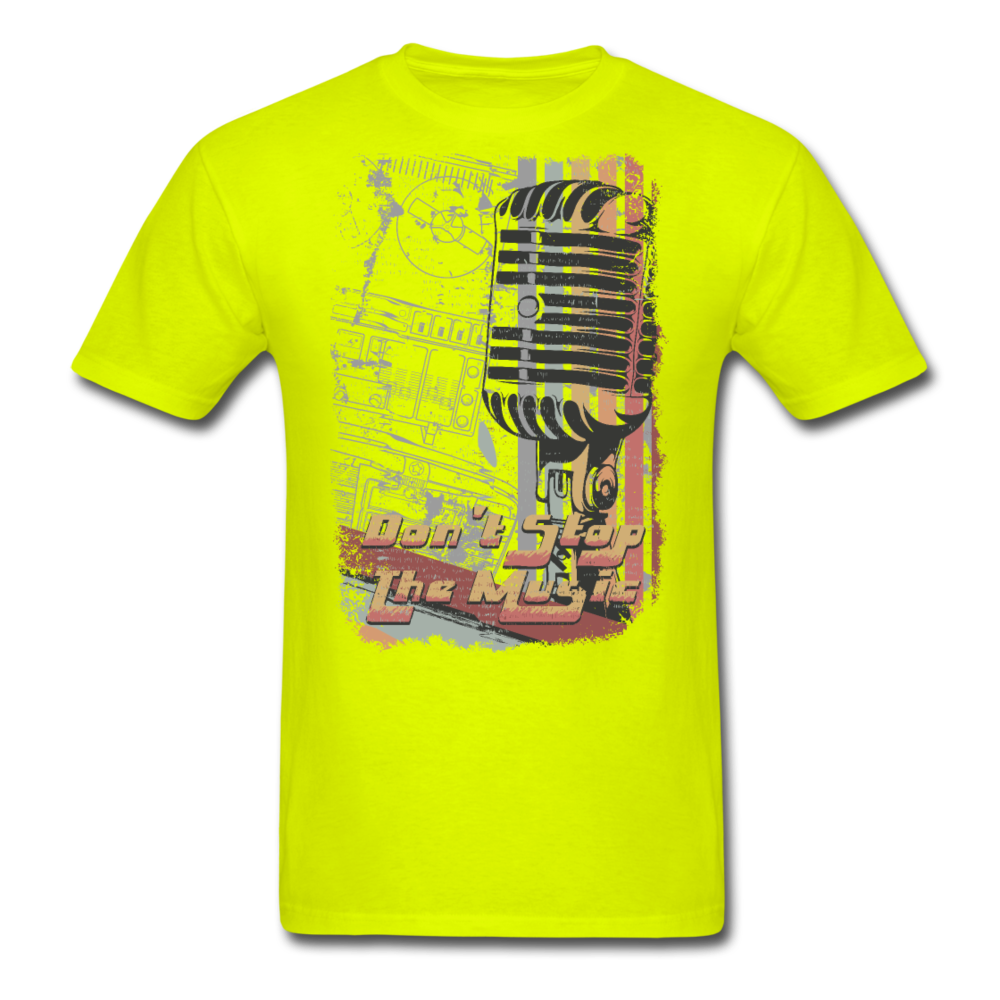 Don't Stop The Music - Unisex Classic T-Shirt - safety green