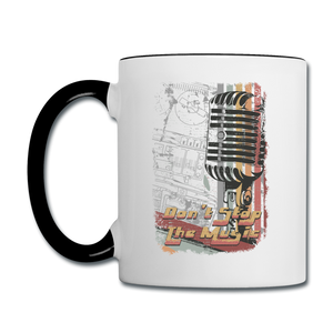 Don't Stop The Music - Contrast Coffee Mug - white/black