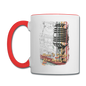 Don't Stop The Music - Contrast Coffee Mug - white/red