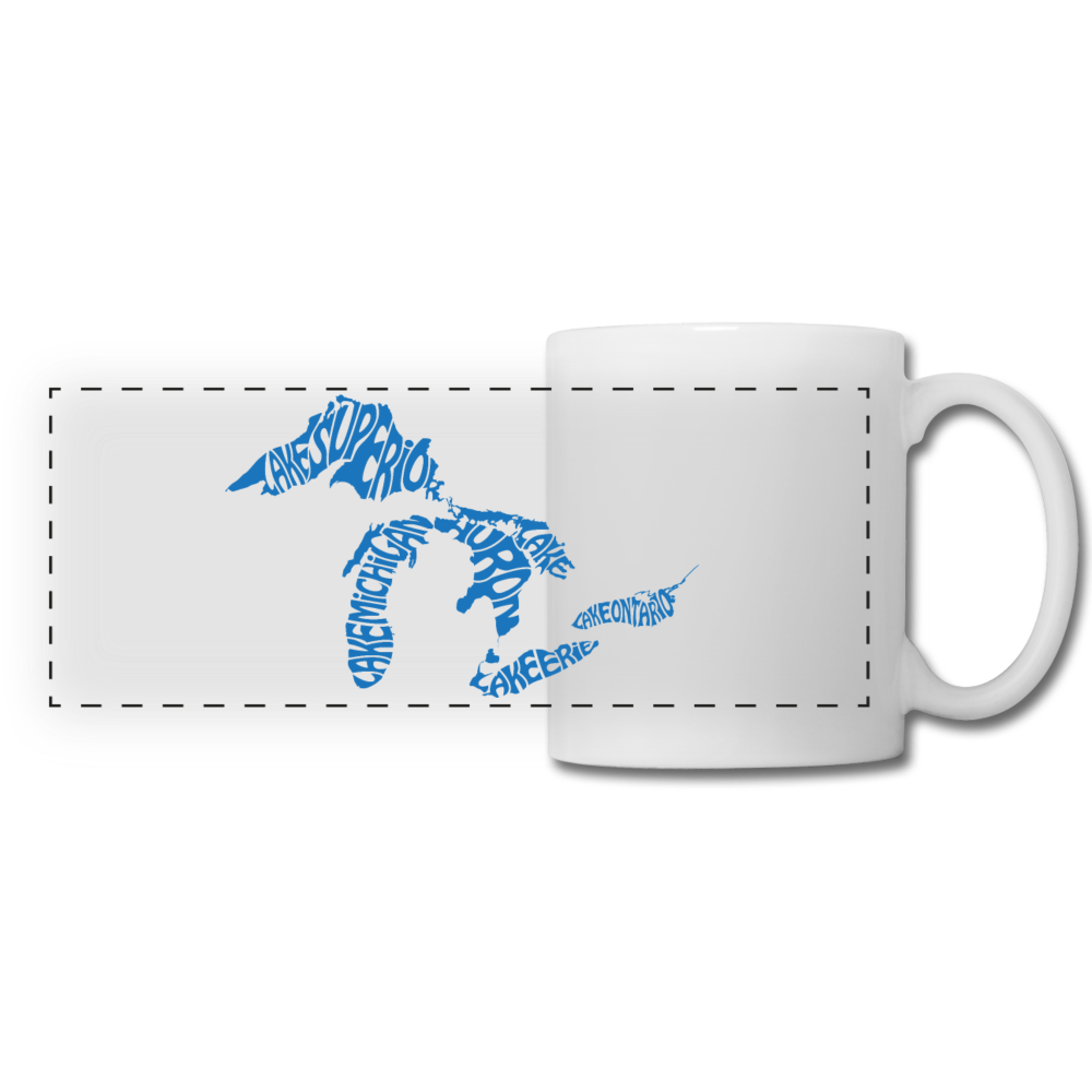 Great Lakes - Panoramic Mug - white