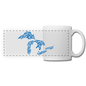 Great Lakes - Panoramic Mug - white