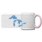 Great Lakes - Panoramic Mug - white/pink