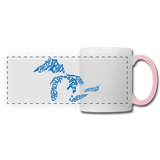 Great Lakes - Panoramic Mug - white/pink