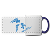 Great Lakes - Panoramic Mug - white/cobalt blue