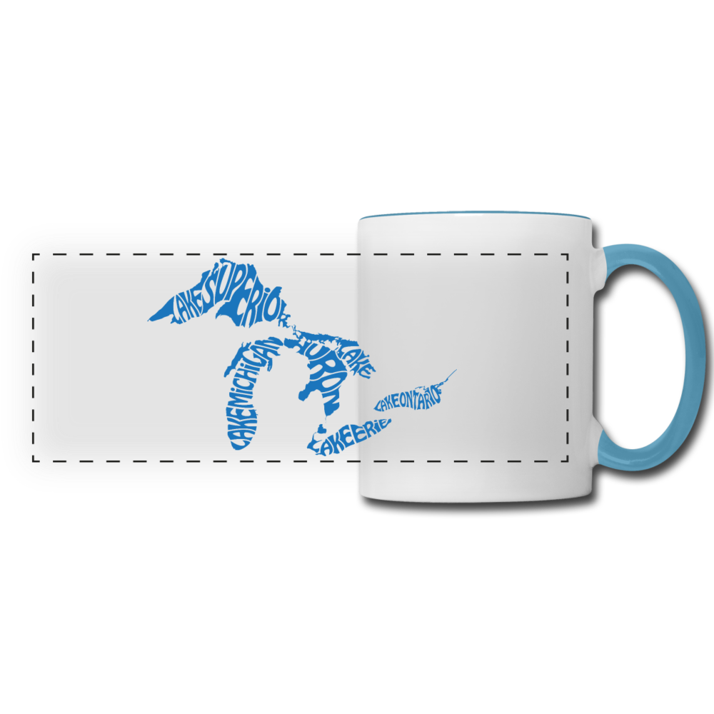 Great Lakes - Panoramic Mug - white/light blue