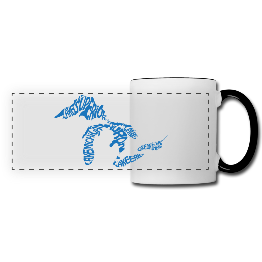 Great Lakes - Panoramic Mug - white/black