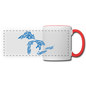 Great Lakes - Panoramic Mug - white/red