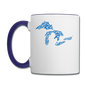 Great Lakes - Contrast Coffee Mug - white/cobalt blue