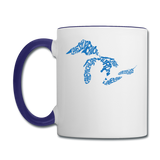 Great Lakes - Contrast Coffee Mug - white/cobalt blue