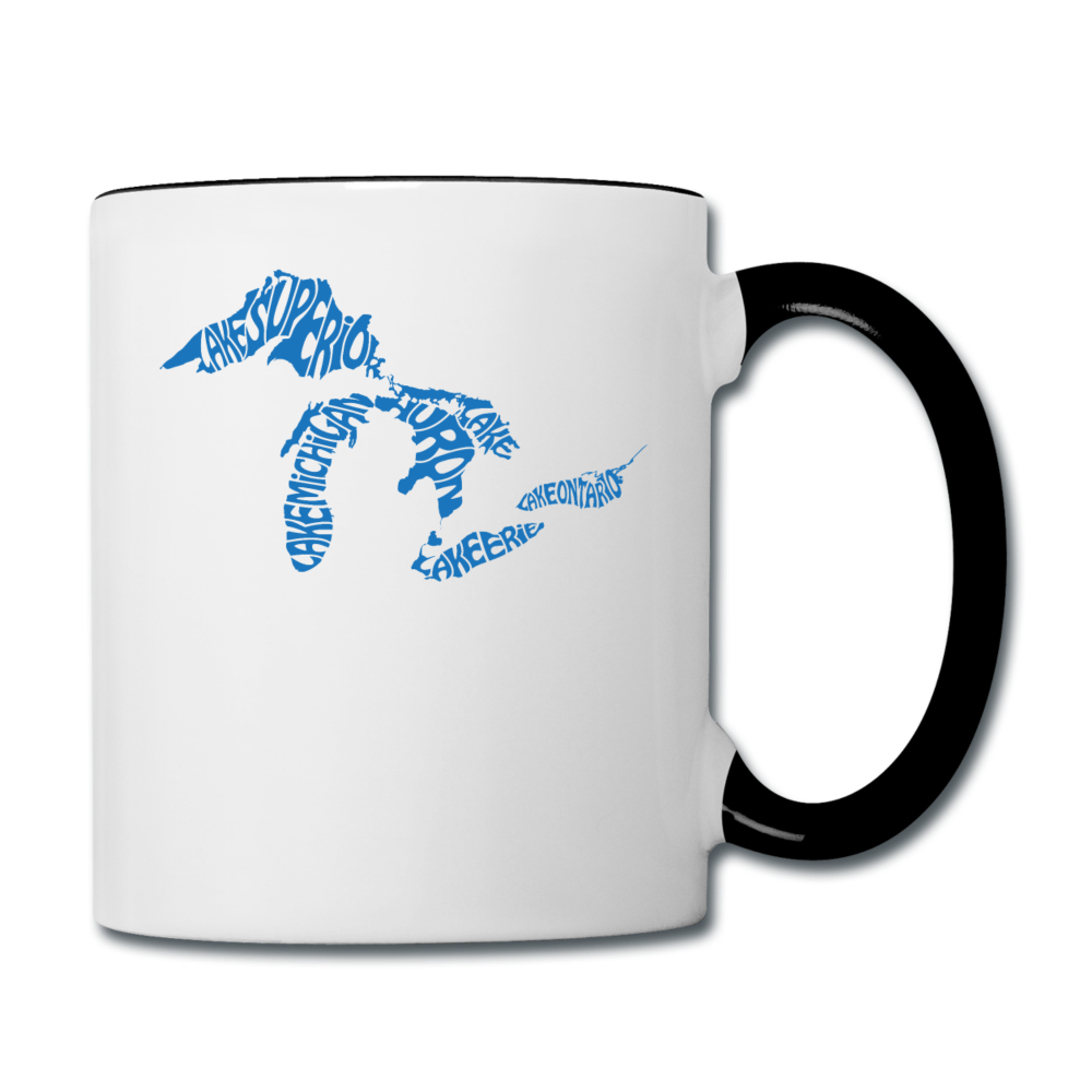 Great Lakes - Contrast Coffee Mug - white/black