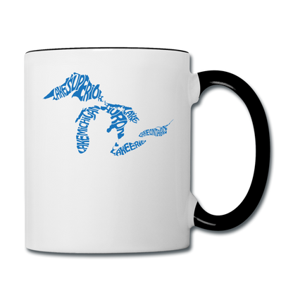 Great Lakes - Contrast Coffee Mug - white/black